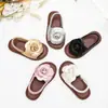 Sandalias de Verano para Niñas con Flor de Camelia, Suela Elástica Suave, para Casa y Exterior, Estilo Princesa