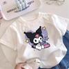 Camiseta Infantil 100% Algodão Meninos e Meninas Bebê Manga Curta Verão 2025 Nova Tops Infantis Tamanhos Pequenos e Médios Roupa Infantil