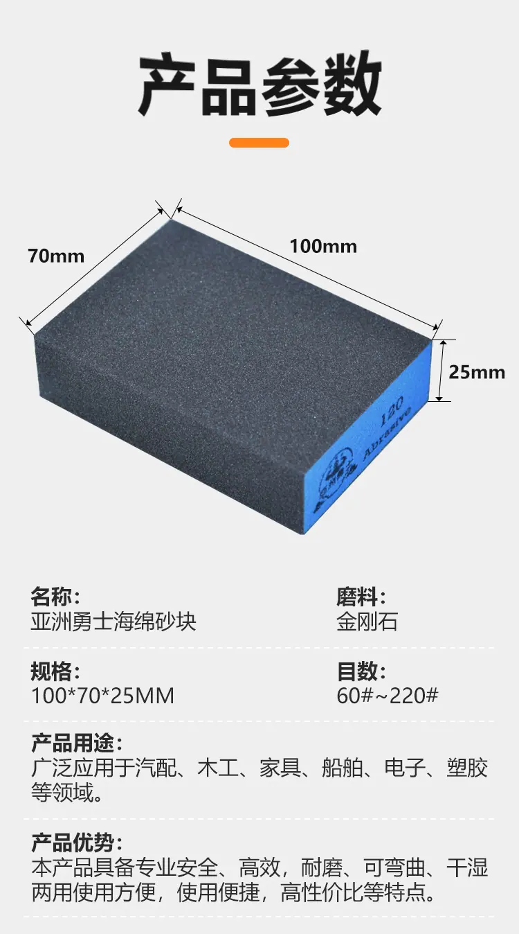海绵砂快