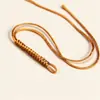 Fabricante Venta al por Mayor Llavero Colgante Cuerda Cuerda Trenzada Cuerda Nudo Diamante Llavero Calabaza Lanyard Accesorios