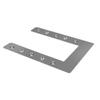 Hoja conductora fotovoltaica de fábrica, lámina perforable de protección contra rayos, accesorios fotovoltaicos, lámina conductora de puesta a tierra para módulo solar