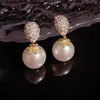 Lote Misto Brincos Populares para Mulheres, Brincos de Luxo de Alta Qualidade, Mesmo Estilo do Tiktok, Versão Coreana, Brincos de Flor de Pérola, Nicho e Versátil