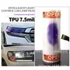 Película para Luces de Coche TPU Película que Cambia de Color Controlada por Luz, Película para Oscurecer Faros, Película Adhesiva para Luces de Coche, Película Translúcida, Película Protectora para Luces Traseras, Cambia de Color Fotosensible