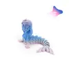 Impressão 3D Venda Quente Transfronteiriça Popular Sereia Oceano Articulado Peça Única Articulações Ornamentos de Brinquedo de Mesa para Festivais
