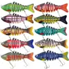 Caja de Puntos de Origen Transfronterizos Set Completo 16g Señuelo Minnow Duro de 7 Secciones Equipo de Pesca