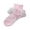 Calcetines florales concéntricos para niñas de las flores primavera y otoño calcetines de encaje de tubo medio de algodón de malla lindos calcetines para niños calcetines de bebé al por mayor