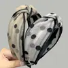 Diadema de lunares, estilo bosque, tipo hada, borde ancho, pinza para el pelo, para lavarse la cara, otoño e invierno, para mujer, sensación de alta gama, celebridad de internet, nuevo pinza para el pelo 2026