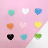 Accesorios de joyería DIY hechos a mano Material Color caramelo Aleación Pintura Melocotón Corazón Colgante Amor Llavero casero Colgante