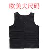 Chaleco con cremallera cruzada cálido doble cinturón ropa para sudar para fitness para hombre delgada para correr deportes sudor ropa explosiva venta al por mayor