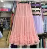 Comércio Exterior Transfronteiriço ebay design de balanço grande moda renda de cogumelo doce saia de malha evasê grande fofa