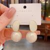 Pendientes de perlas de ambiente exagerado de nueva moda 2023 para mujer, de alta gama, estilo retro, elegantes, de gran tamaño, adelgazantes.