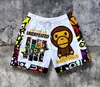 Shorts Camuflados Retro Europeos y Americanos con Estampado de Mono, Impresión Digital 3D, No se Desvanecen, Pantalones Deportivos Casuales de Moda Urbana