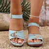 Sandalias Europeas y Americanas Ropa de Exterior para Mujer 2026 Verano Nuevo Comercio Exterior Casual Talla Grande Sandalias de Tacón Alto Mujer Transfronterizo Amazon