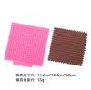 Waffle de Roca Cuadros Textura de Escamas de Pescado Pastel Chocolate Gotas Flip Herramientas Decorativas para Hornear Molde de Silicona