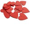 Parche de amor rojo de madera de alta calidad y bajo precio, colgante de madera pintado con amor, accesorios creativos hechos a mano para bricolaje