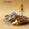Frasco de Vidrio Marrón para Solución Líquida, Frasco Transparente con Tapa de Presión de 2-30 ml, Frasco para Medicamento en Polvo Liofilizado, Ampolla