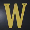 26 Banderines de Papel Dorados con Letras y Números para Decoraciones de Fiesta de Cumpleaños, Directo del Fabricante, Navidad 3D