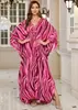 Nuevo Vestido Largo de Algodón Estampado Estilo Europeo y Americano para Vacaciones en la Playa para Mujeres, Vestido Largo Holgado, Cubre Bikini, Ropa de Protección Solar