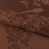 Tela Jacquard con Patrón Oscuro de Fragancia de Pájaro y Flor Tejida Suave Sedosa Jacquard Catiónico Retorcido Tela de Estilo Nacional para Mujer
