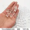 Cubo de Hielo Falso Real Acrílico Transparente Simulado Cápsulas de Hielo Cuadradas Plástico Piedra de Cristal Accesorios para Disparos en Bar
