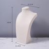 Suporte de Exibição de Colar de Veludo Modelo Retrato Suporte de Joias Molde de Pescoço para Colar Adereços de Exibição de Balcão Prateleira para Colar