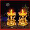 Candelabro eléctrico LED lámpara electrónica para lámpara de la fortuna lámpara siempre brillante lámpara de Buda lámpara de mesa para dios Buda sin humo enchufe doble propósito