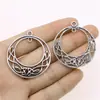 39x 44mm 4.9g Plata Antigua Más Vendido Vintage Aleación de Zinc Accesorios Colgante Pequeño Colgante de Nudo Celta