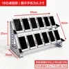 Soporte de Piso para Teléfono Móvil de Estudio para Múltiples Teléfonos Metálico de Escritorio Multicapa Multiusos Soporte Metálico para Múltiples Dispositivos para Juegos Móviles