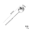 Conjunto de Talheres para Bife, Garfo e Colher em Aço Inoxidável 304 Estilo Nórdico, Talheres Grossos Estilo Ocidental, Faca, Garfo, Colher, Colher de Sobremesa