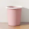 Lixeira Uso Doméstico Toque de Luxo Armazenamento de Luxo Leve Cesto de Papel para Cozinha Banheiro Banheiro Tamanho Grande Grande Capacidade Sem Tampa