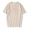 Camiseta Negra y Rosa World Tour Deadline Verano Manga Corta Hombre Unisex Streetwear Corea
