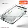 Bandeja de té de acero inoxidable con drenaje, Mesa de té pequeña para el hogar que drena agua, Juego de té Kung Fu, Bandeja de preparación en seco, Juego de doble capa