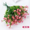 Flores Artificiales y Plantas Verdes de Jardín de Margaritas de Eucalipto para Fiesta al Aire Libre, Decoración del Hogar, Más Vendido Transfronterizo de Amazon