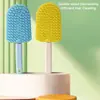 1 pieza Herramienta para eliminar pelo de mascota Cepillo para Gatos con Forma de Helado, Cepillo para Perros de Doble Cara con Púas Suaves de Masaje, Suministros de Aseo para Gatos para Eliminar el Pelo Suelto de Perros y Gatos de Pelo Largo y Corto y Masaje Diario para Mascotas