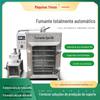 Fogão de defumação totalmente automático Fogão integrado de defumação e cozimento comercial Frango inteiro Pato inteiro Pescoço de pato Pão de pato Fogão de defumação