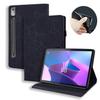 Funda de cuero para tableta Lenovo Tab P12, funda Xiaoxin Pad de 11 pulgadas con diseño de becerro, tarjetero con relieve esmerilado.