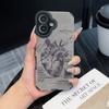 Adecuado para graffiti boceto corazón funda de teléfono Apple 16promax iPhone15 todo incluido 14 nuevo 13 piel 12