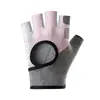 Guantes de Fitness, Deportes al Aire Libre, Ciclismo, Levantamiento de Pesas, Cómodos, Transpirables, Ligeros, Antideslizantes, Resistentes al Desgaste, Guantes de Medio Dedo para Hombres y Mujeres