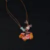 Collar de Perro Dachshund Cerámico de Jingdezhen Fresco, Dulce, Lindo, Moderno y Único, Estilo Dulce y Genial, Collar Infantil y Creativo