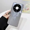 Adecuado para Huawei Mate70Pro Funda de Teléfono Móvil con Película Espejo Pluma Aurora Pura70 Borde Galvanizado Vidrio M60 Funda Anti-Caídas