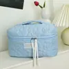 Nuevos Productos de Cuidado de la Piel 2025 Ins Gran Capacidad Simple Portátil Lindo Color Caramelo Bolsa de Cosméticos Bolsa de Almacenamiento para Viaje de Mujeres