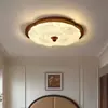 Lámpara de Dormitorio Estilo Medieval, Patrón Retro, Estética Dinastía Song Protección Ocular, Lámpara de Techo para Dormitorio Principal, Lámpara de Techo para Habitación Comedor Estudio