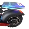 Suministro Exclusivo Transfronterizo de Patinete Eléctrico Todoterreno para Adultos con Amortiguación Dual en Marco de Aluminio, Tablero Acrílico Luminoso y Asiento