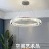 Lámpara de araña de cristal de lujo para comedor, lámpara de alta gama para sala de té, 6 lámparas nuevas de diseño para mesa de comedor y mesa de bar, hierro