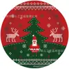 Mm352 Decoración de Suéter Navideño Feo Vajilla para Fiesta Navideña Juego de 4 Piezas para 8 Personas Plato de Papel Navideño Vaso de Papel Servilleta