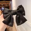Accesorios para el cabello de perlas para mujer, verano, clip de lazo grande, tocado, horquilla de temperamento, parte trasera de la cabeza, Corea del Sur 2022, nueva horquilla