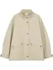 Chaqueta Abrigo Retro Francés Cuello Crock para Mujer Primavera 2025 Nuevo Look Delgado Top Holgado