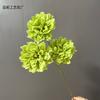 Simulación de 3 cabezas Flor Xiangnai Arreglo Floral para Auditorio de Boda Arreglo Paisajístico Fila de Flores Camino de Guía Flor Artificial Decoración para el Hogar Venta al Mayoreo de Comercio Exterior