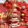 Nuevo Soporte para Pasteles de Múltiples Niveles Estilo Europeo para Banquetes de Cumpleaños, Bodas, Exhibidores de Pasteles y Postres en Tiendas, Estante de Exhibición de Combinación de Metal