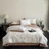 Conjunto de cama de quatro peças 100% algodão, fio 40, escovado, com variedade de estampas florais, hipoalergênico e espessado para conforto, adequado para fornecimento a plataformas de e-commerce e pousadas